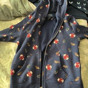 Ralph Lauren Kids Navy Jacket with Red and Green Accents